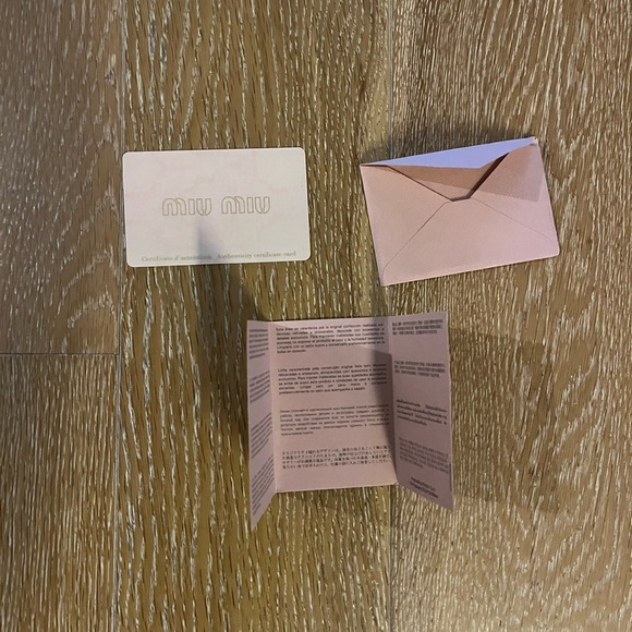 Miu Miu Crossbody bag 2015 leather two tone neutrals excellent used condition - Picture 9 of 16